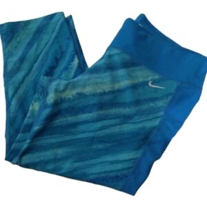 Size S Nike blue athletic capris